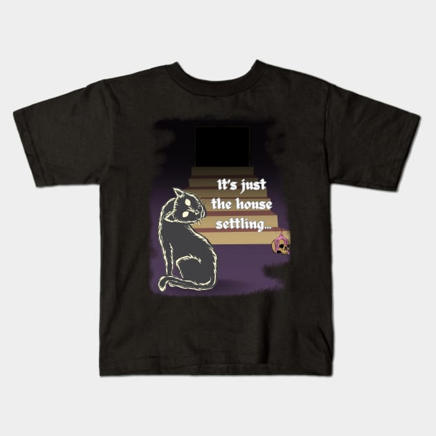 Scary Kitty Kids T-Shirt by BilliamsLtd